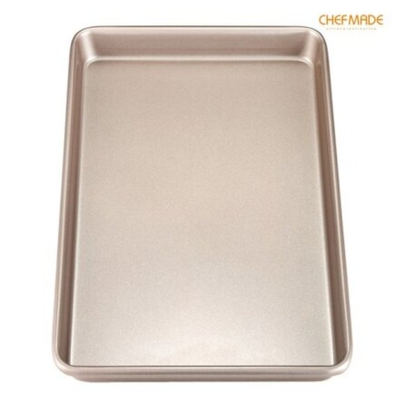CHEFMADE 17-Inch Baking Sheet Pan, Non-Stick Carbon Steel Rimmed Cookie Sheet - Picture 1 of 4